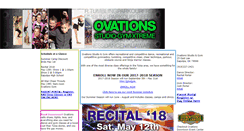 Desktop Screenshot of dance4ovations.com